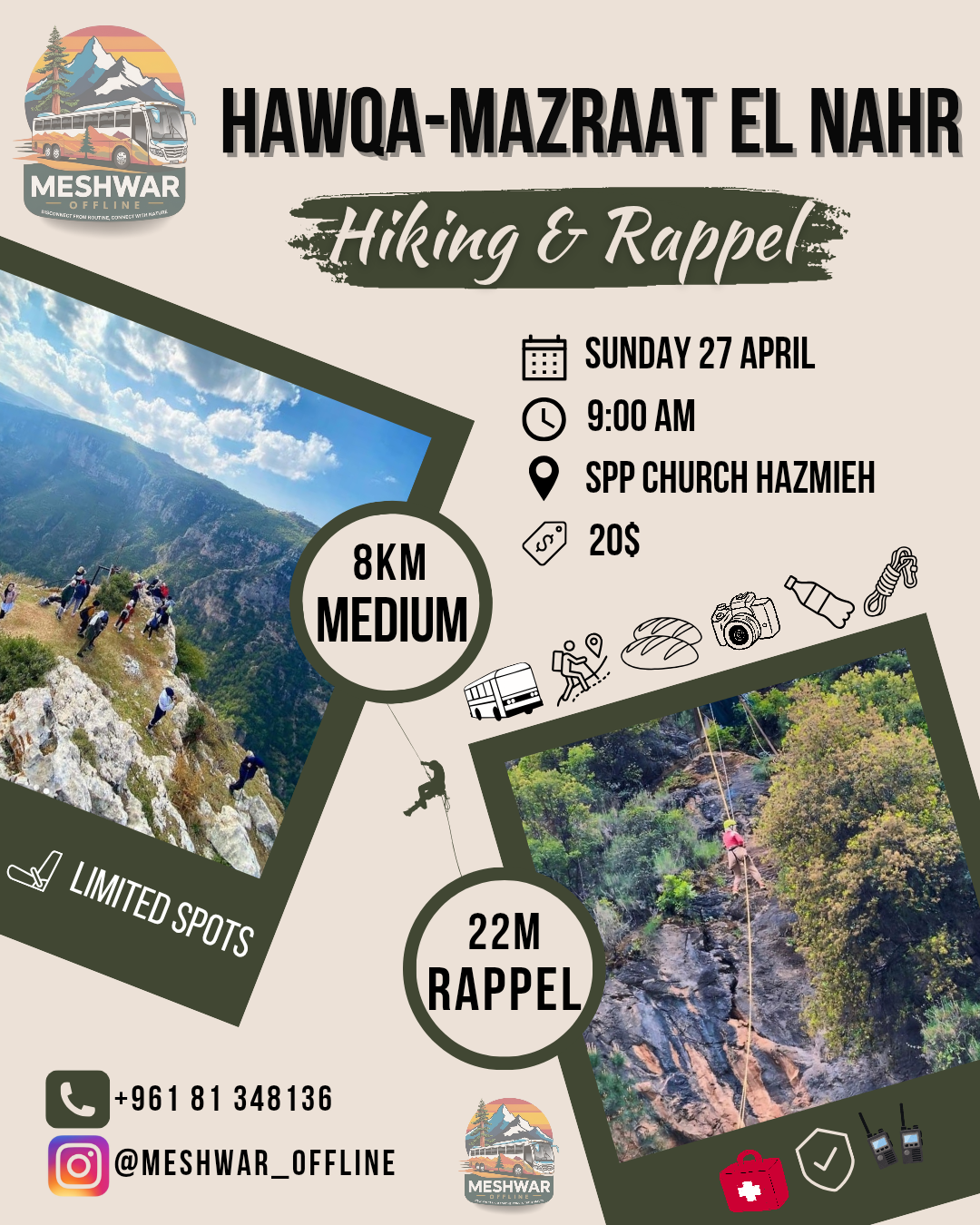 Hawqa-Mazraat el Naher Rappel - 27 April 2025 - Moderate